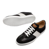 Mens Mezlan Wyatt Two Tone Calfskin & Suede Sneaker in Black & White 2   - from alligatorwarehouse.com