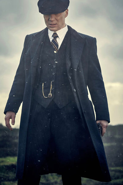 Mens Peaky Blinders Costume Thomas Shelby Pinstripe Outfit 9   - from alligatorwarehouse.com