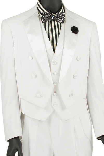 Mens Classic Vested Tail Tuxedo in White 1 SO1T-2X_WHITE_36S  - from alligatorwarehouse.com